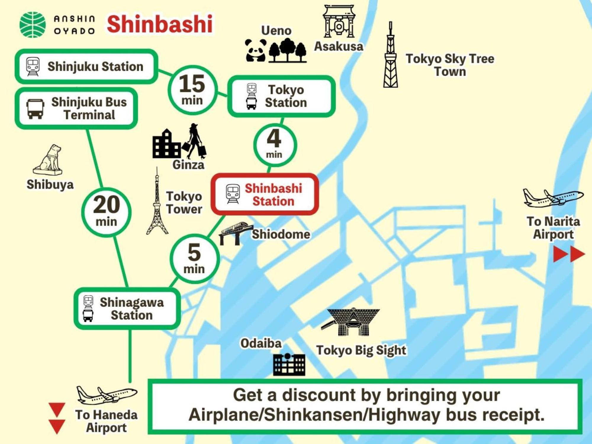 安心御宿新桥胶囊旅馆 東京都 外观 照片